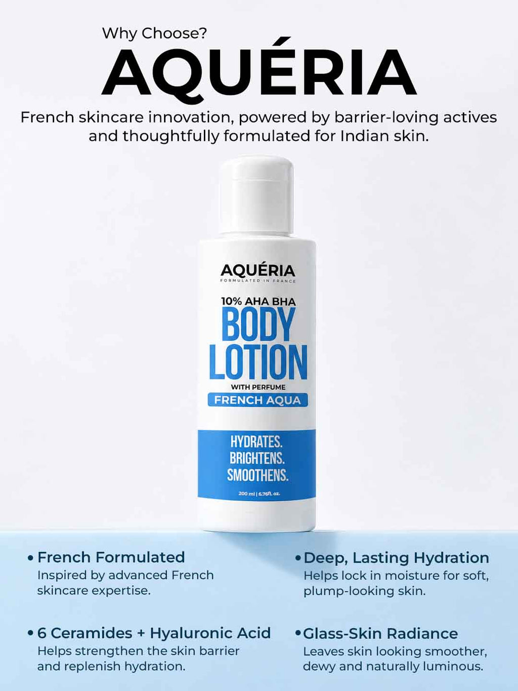10% AHA BHA Body Lotion with French Aqua Perfume