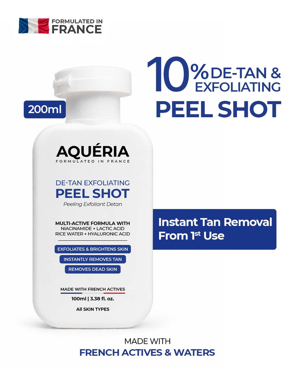 Celebrity Favorite Instant De-Tan Enzyme Peel Shot - Buy 1 Get 1 FREE!