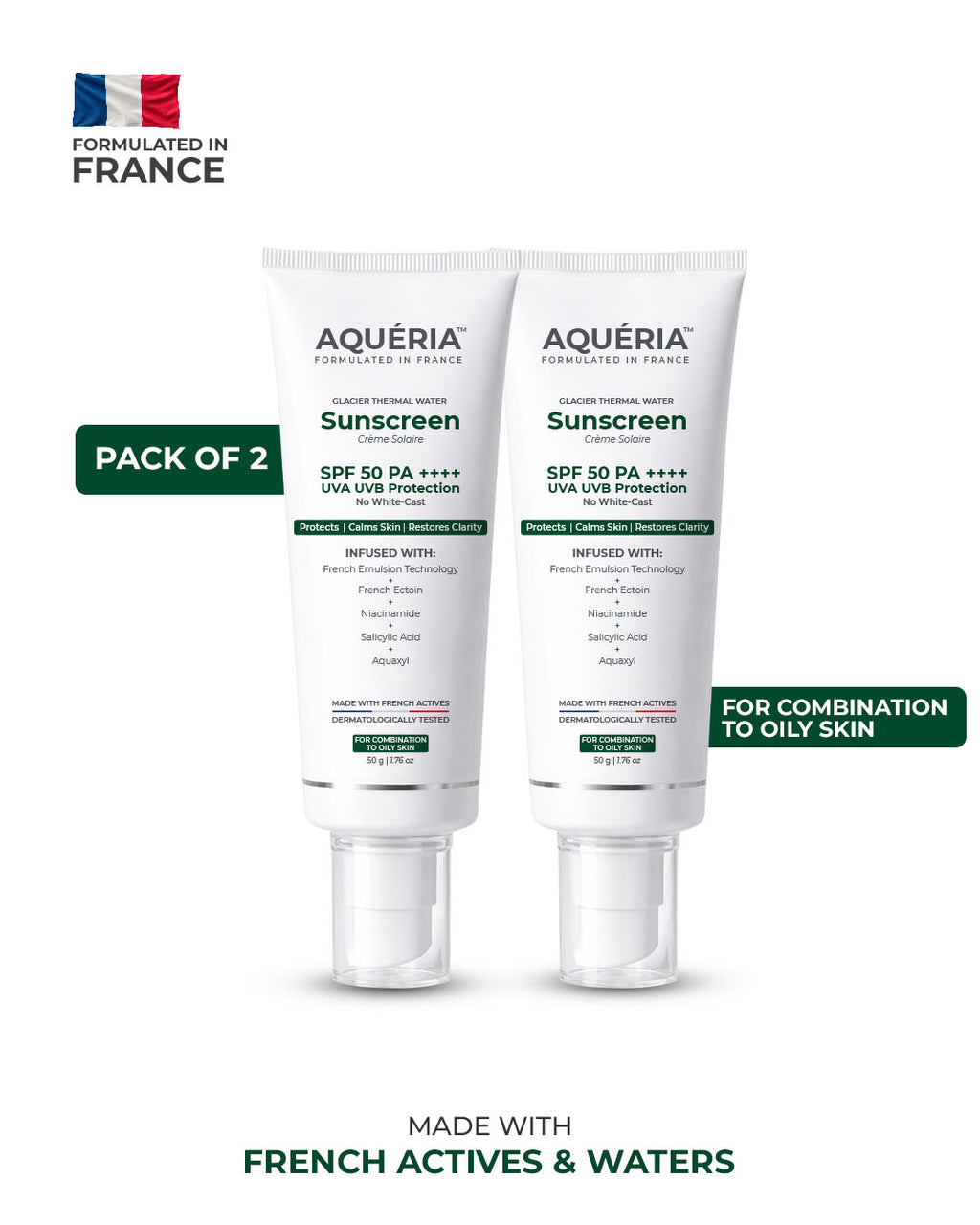 Oil-Control French Gel Sunscreen SPF 50 PA++++