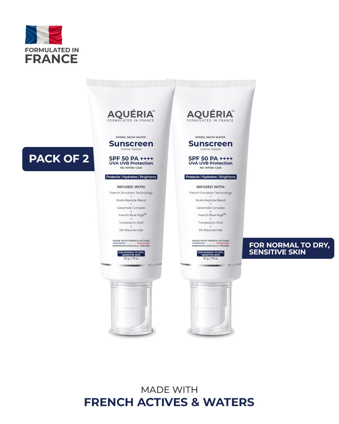 Brightening French Sunscreen SPF 50 PA++++