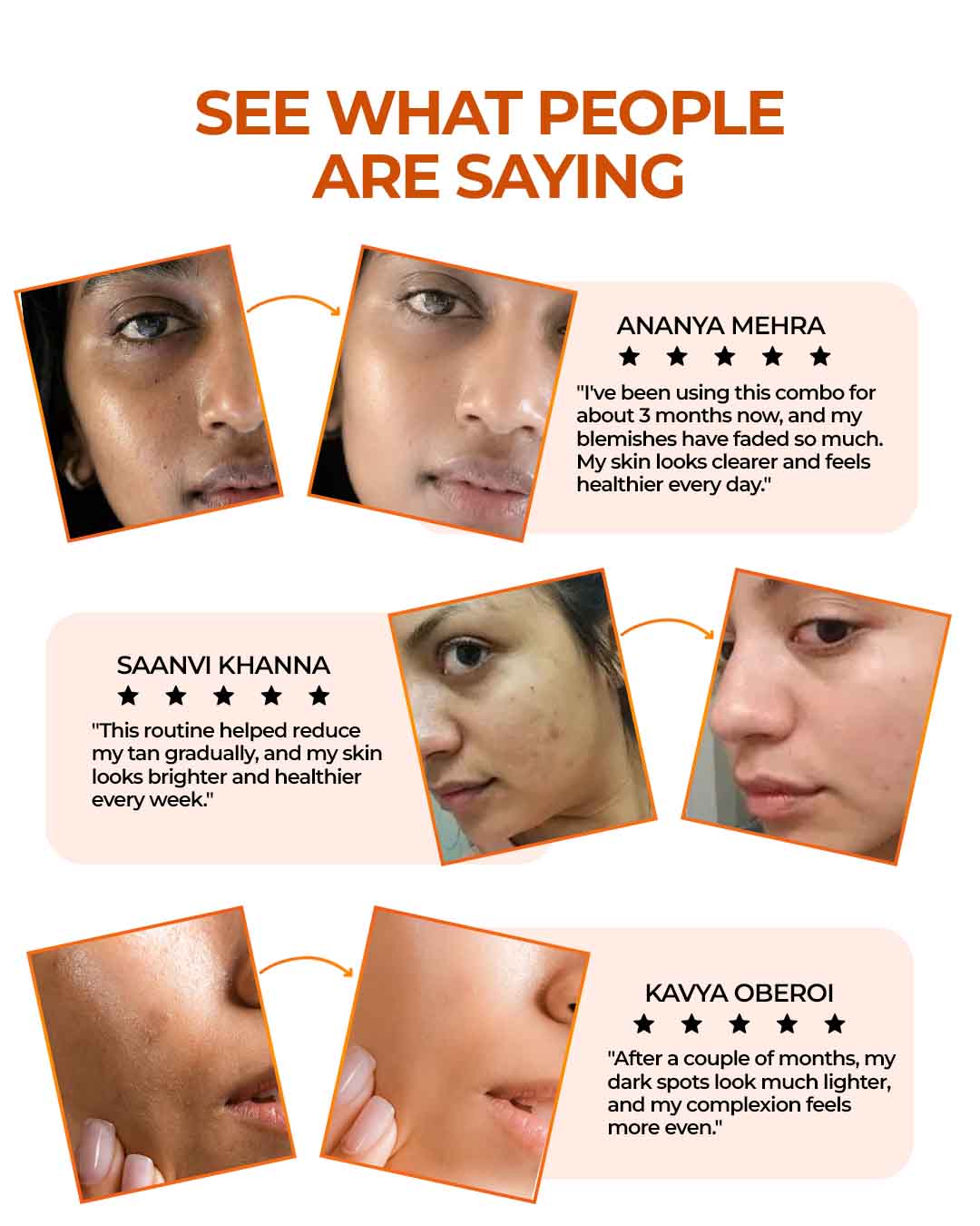Celebrity Favourite Vitamin C Combo - 10% Serum + Moisturizer + Face wash with FREE ROLL ON!