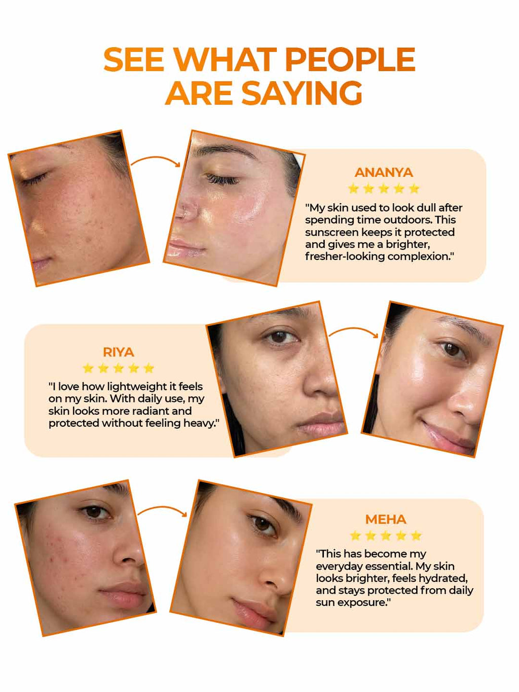 3-in-1 Super Bright Detan Sunscreen SPF 50 PA++++ with Niacinamide, Hyaluronic Acid & Vitamin C | Serum + Moisturizer + Sunscreen