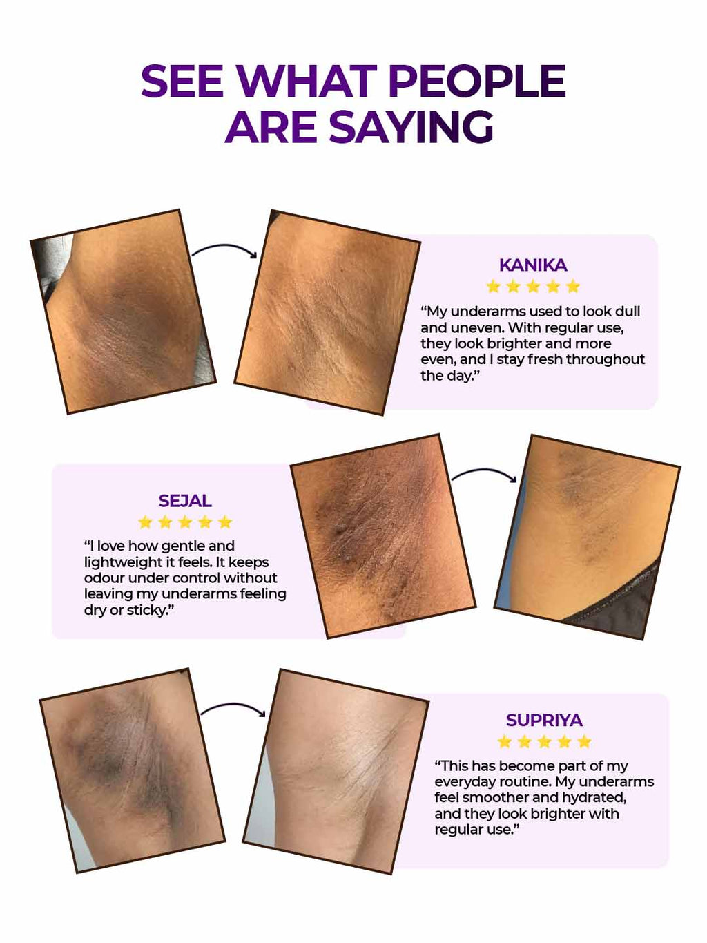 Brighten and smooth underarms with Aquéria's 5.5% AHA BHA roll-on, featuring Salicylic Acid, Fermented Rice Water and a rich Dubai Oud fragrance.