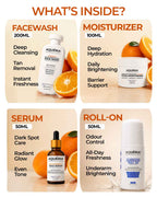 Celebrity Favourite Vitamin C Combo - 10% Serum + Moisturizer + Face wash with FREE ROLL ON!
