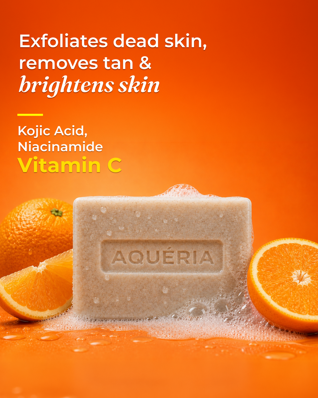 5 Product Daily Brightening Vitamin C Combo - 10% Serum + Moisturizer + Face wash + Soap pack of 3 + Sunscreen