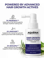 Aquéria Hair Growth Serum Concentrate | 3% Redensyl + 4% Anagain + 2% Baicapil | Hair Fall & Hair Density Support