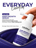 Aquéria Hair Growth Serum Concentrate | 3% Redensyl + 4% Anagain + 2% Baicapil | Hair Fall & Hair Density Support