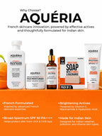 5 Product Daily Brightening Vitamin C Combo - 10% Serum + Moisturizer + Face wash + Soap pack of 3 + Sunscreen