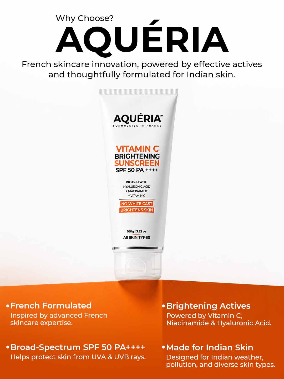 3-in-1 Super Bright Detan Sunscreen SPF 50 PA++++ with Niacinamide, Hyaluronic Acid & Vitamin C | Serum + Moisturizer + Sunscreen
