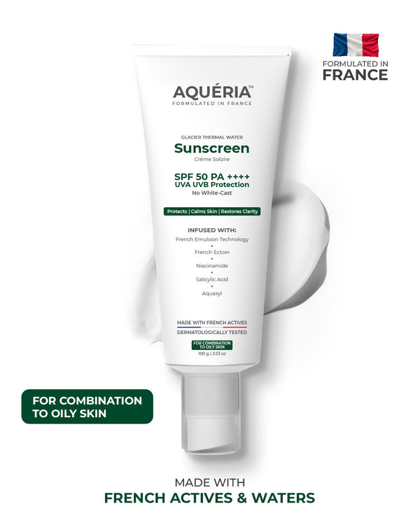 Anti-Acne Gel Sunscreen SPF 50 PA++++ | 2% Niacinamide | Hyaluronic Acid | Vitamin B5 | UVA/UVB