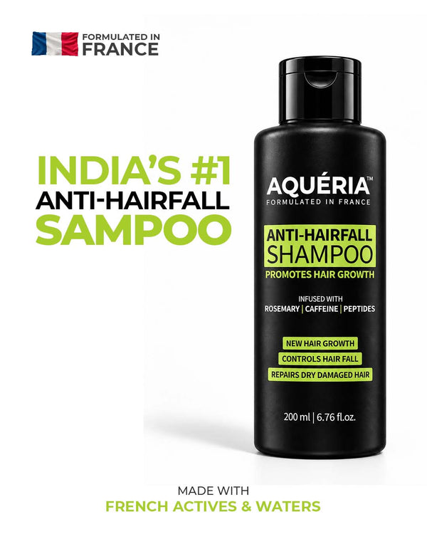 Anti-Hairfall Shampoo with Rosemary, Caffeine & Peptides