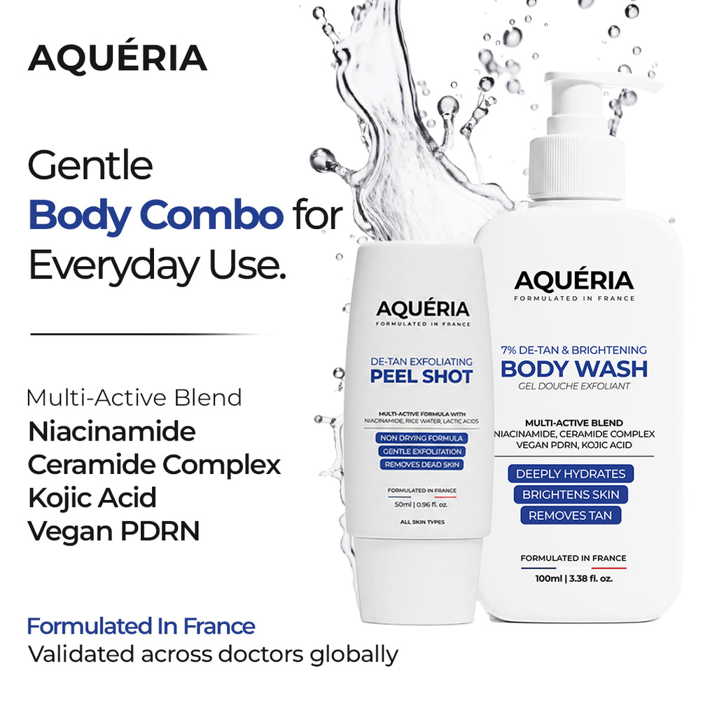 Brightening Body Wash + Instant Enzyme Peel Shot Combo