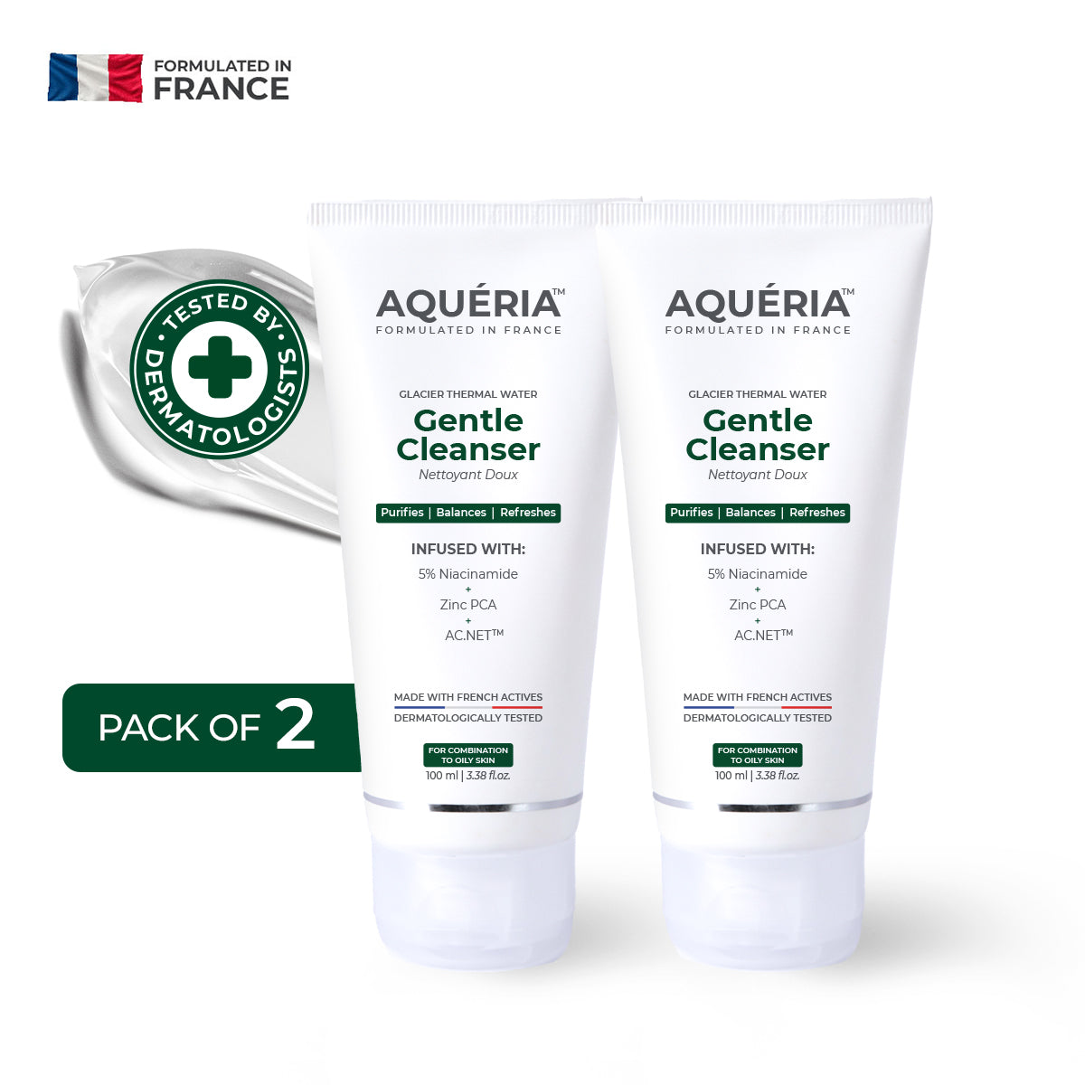 Oil-Control French Face Wash Cleanser