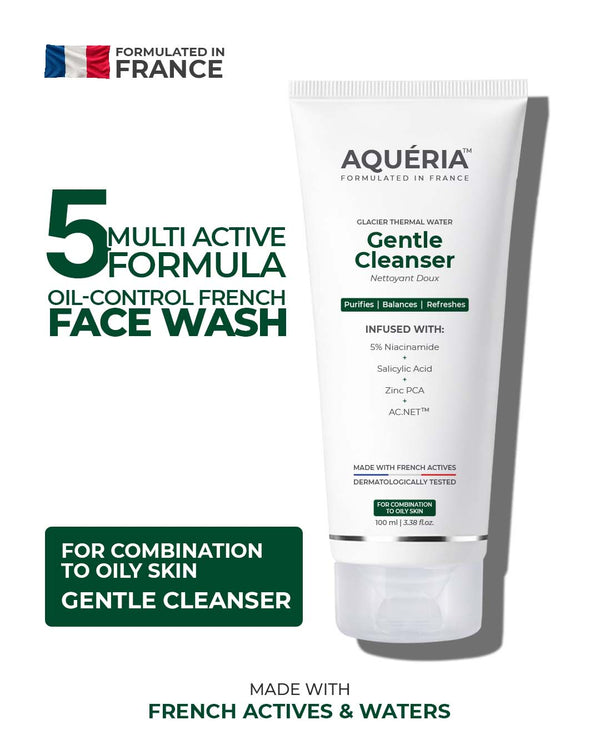 Oil-Control French Face Wash Cleanser