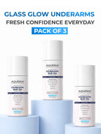 Multi-Active Underarm Treatment Roll-On | 5.5% AHA BHA | Niacinamide | Zinc Ricinoleate | PACK of 3 Aqua