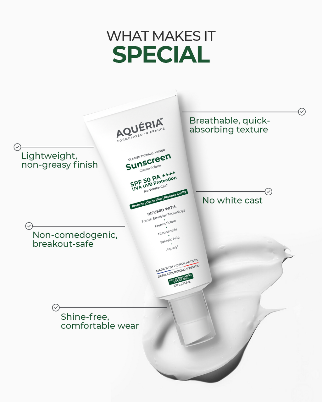 Oil & Sebum Control Acne Sunscreen SPF 50 PA++++