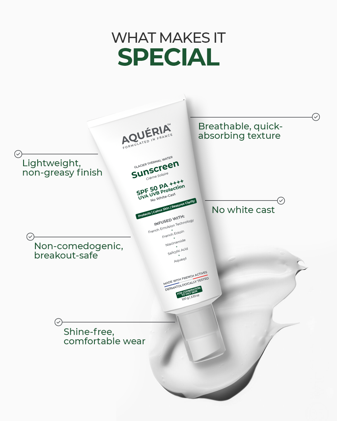 Oil & Sebum Control Acne Sunscreen SPF 50 PA++++