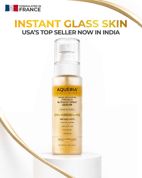 Instant Glass skin French Biphasic Glow Spray - Top seller in USA - Now in India