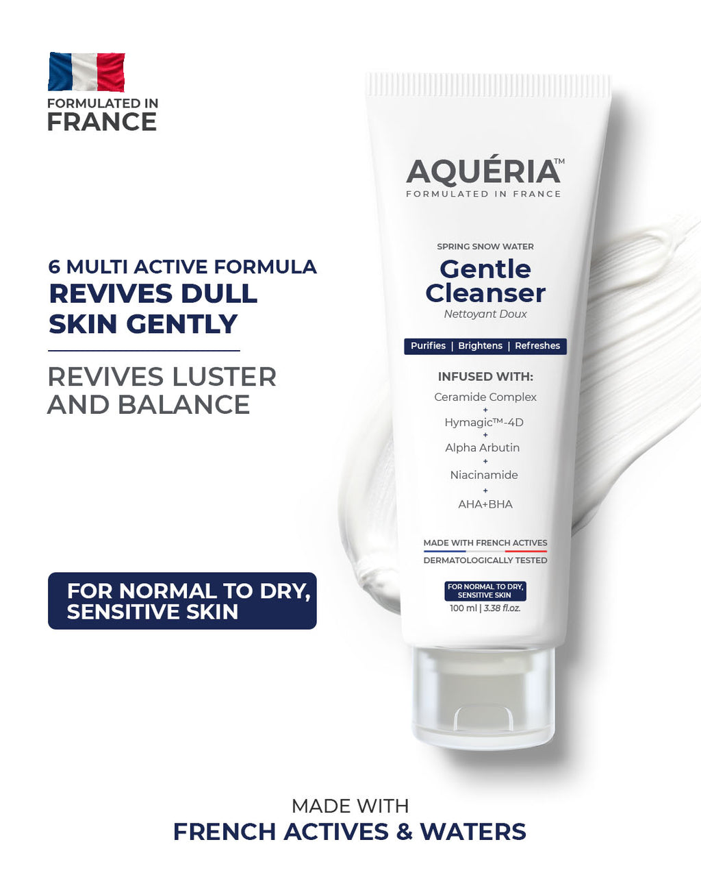 Brightening & Hydrating French Face Wash Cleanser