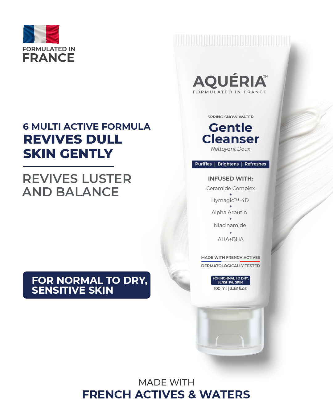 Brightening & Hydrating French Face Wash Cleanser