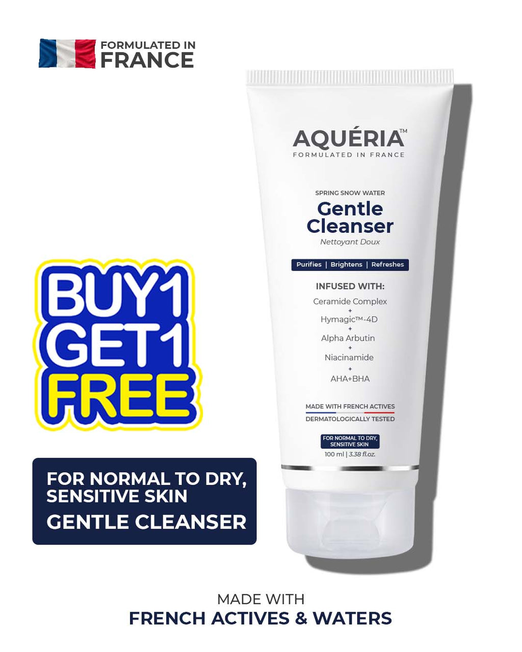 Brightening & Hydrating French Face Wash Cleanser