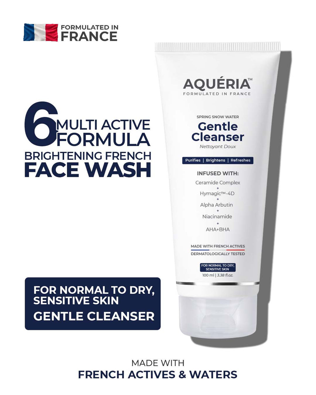 Brightening & Hydrating French Face Wash Cleanser
