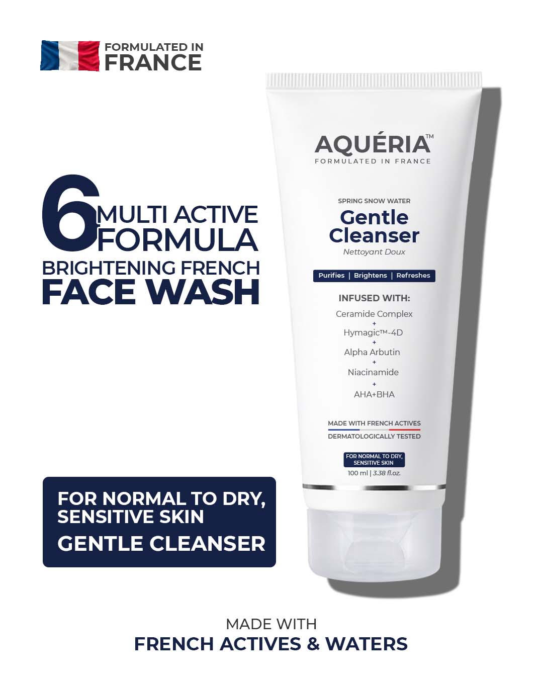 Brightening & Hydrating French Face Wash Cleanser