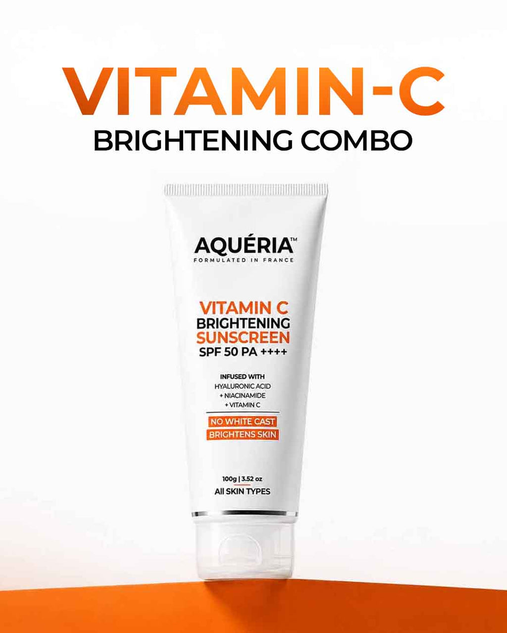 3-in-1 Super Bright Detan Sunscreen SPF 50 PA++++ with Niacinamide, Hyaluronic Acid & Vitamin C | Serum + Moisturizer + Sunscreen