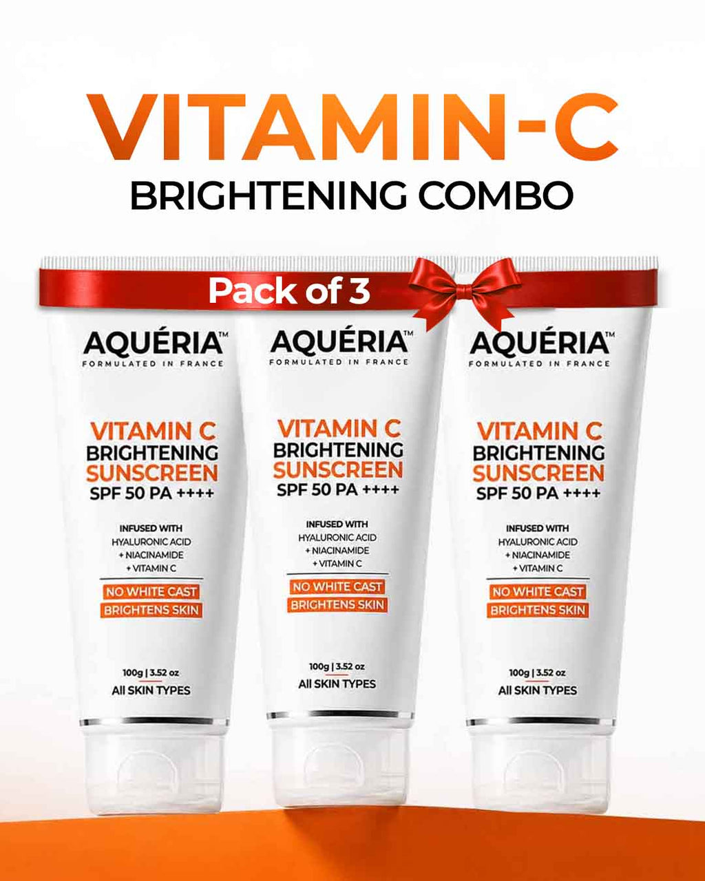 3-in-1 Super Bright Detan Sunscreen SPF 50 PA++++ with Niacinamide, Hyaluronic Acid & Vitamin C | Serum + Moisturizer + Sunscreen