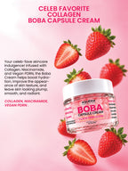 AQUÉRIA BOBA Capsule Cream Duo | Niacinamide + Collagen + Vegan PDRN & Vitamin C + Alpha Arbutin + Cica
