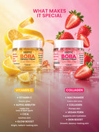 AQUÉRIA BOBA Capsule Cream Duo | Niacinamide + Collagen + Vegan PDRN & Vitamin C + Alpha Arbutin + Cica