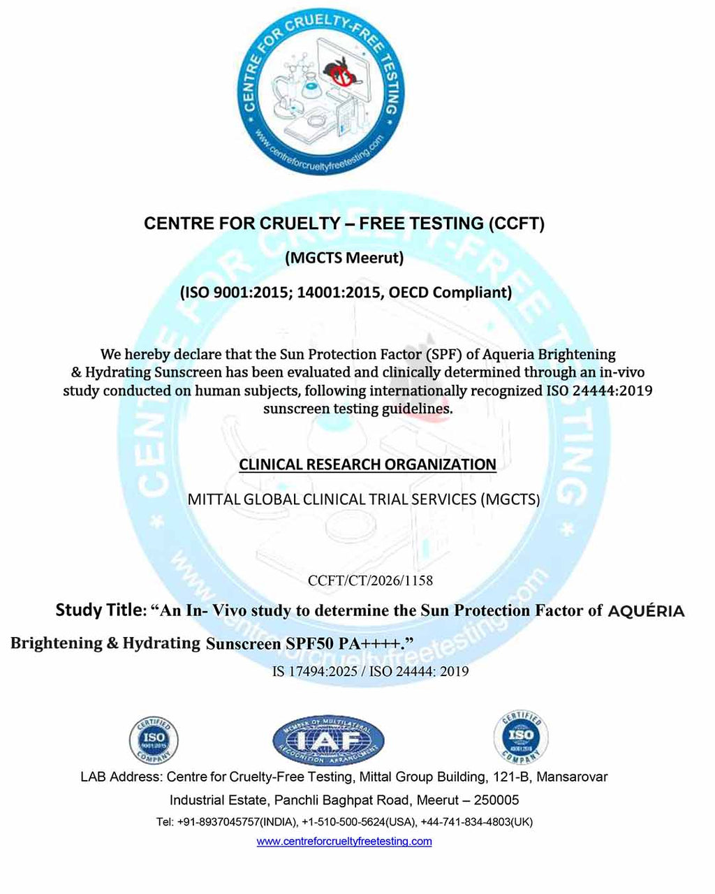 Brightening French Sunscreen SPF 50 PA++++