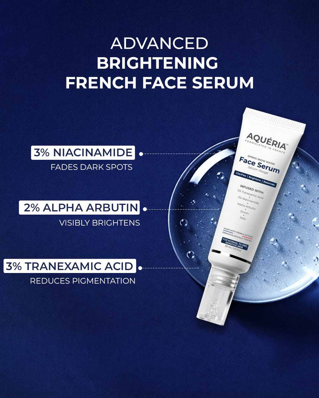 Brightening French Serum for Glow, Dark Spots & Pigmentation