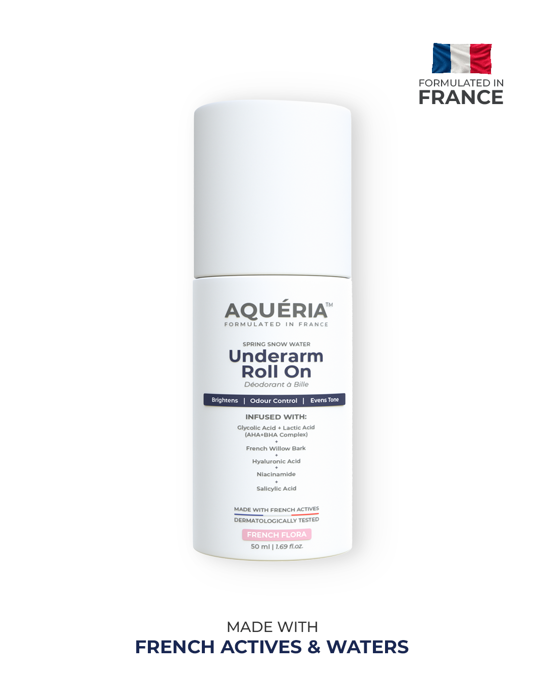 Underarm Roll-On for Brightening & Odour-Control (Flora)