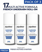 Multi-Active Underarm Treatment Roll-On | 5.5% AHA BHA | Niacinamide | Zinc Ricinoleate | PACK of 3