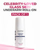 Celebrity Favourite Underarm Roll-On for Glass Skin Glow | 5.5% AHA BHA | Niacinamide | Zinc Ricinoleate | Floral Perfume Infused