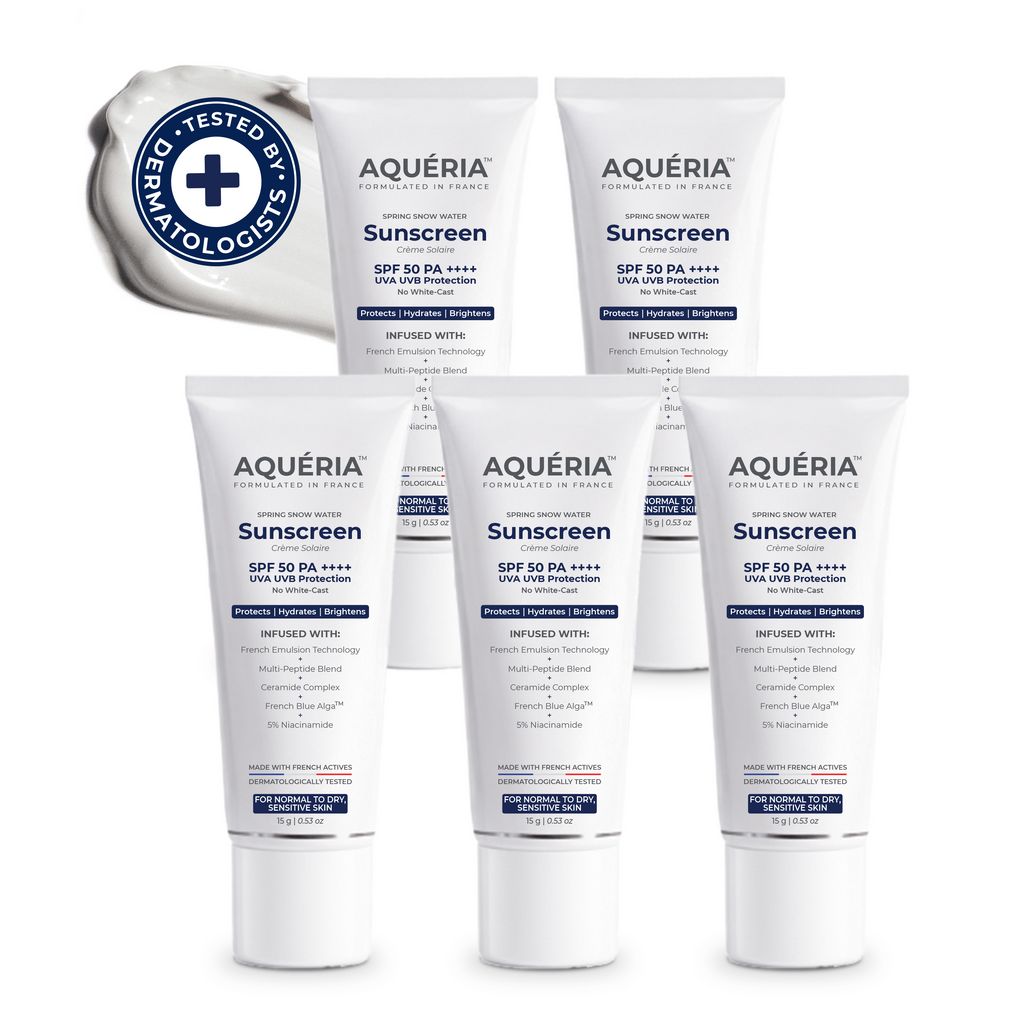 French Sunscreen SPF 50 PA++++ 15gmx5