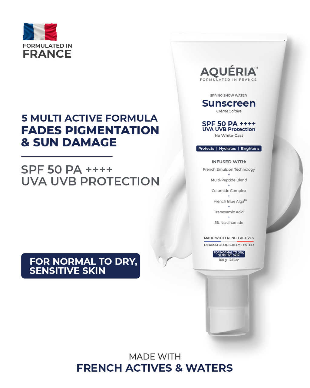 Brightening French Sunscreen SPF 50 PA++++