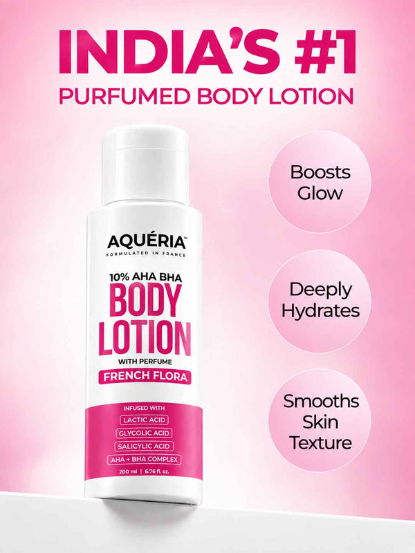 10% AHA BHA Body Lotion with French Flora Perfume