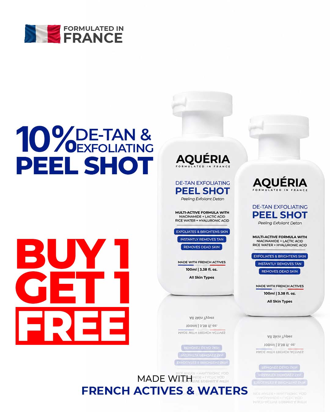 Celebrity Favorite Instant De-Tan Enzyme Peel Shot - Buy 1 Get 1 FREE!