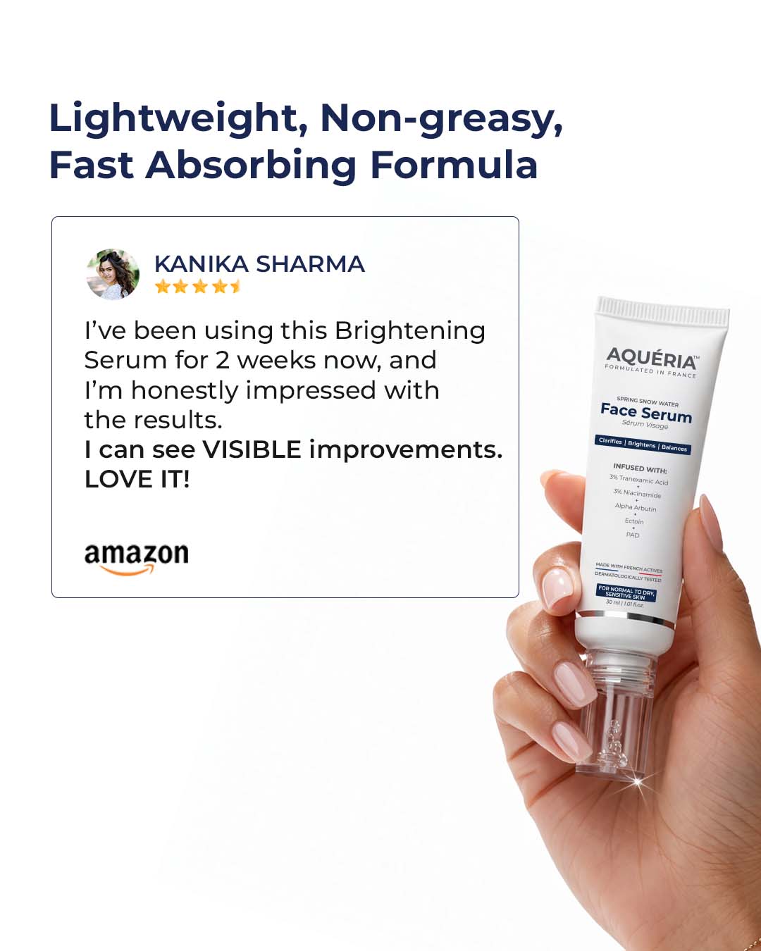 Brightening French Serum for Glow, Dark Spots & Pigmentation